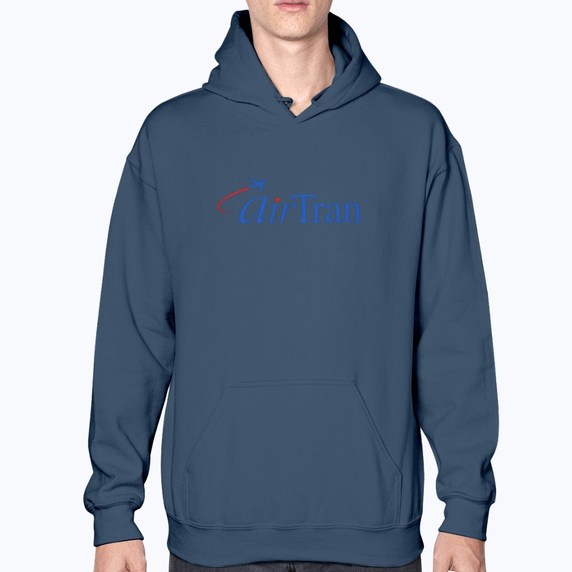 AirTran Airways Unisex Hoodie - Navy - Model