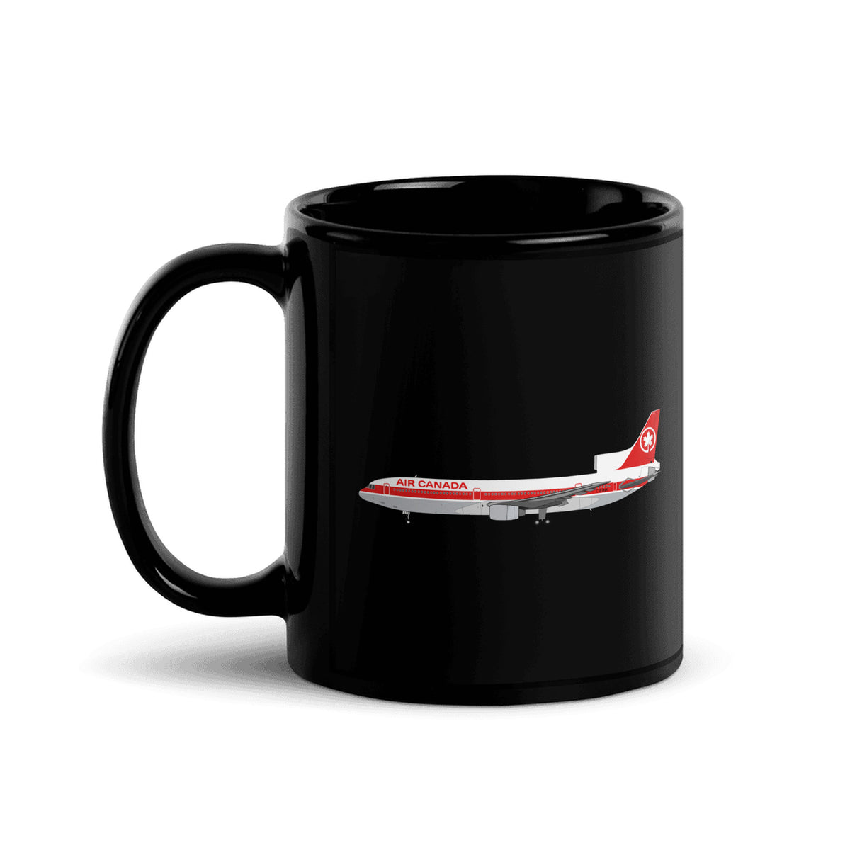 Air Canada L-1011 Coffee Mug - Black - 11 oz - Right