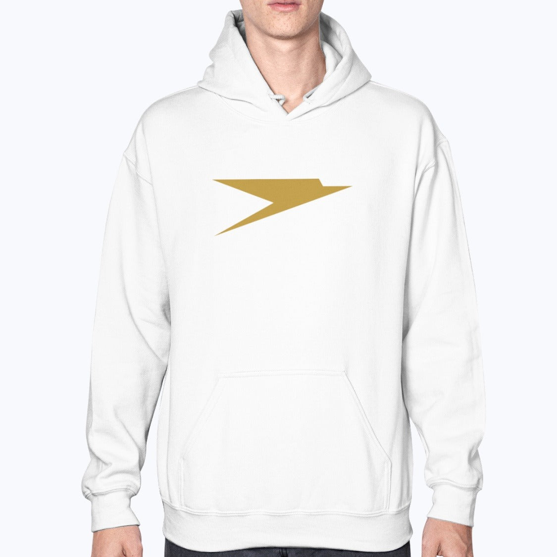 BOAC Unisex Hoodie - White - Model