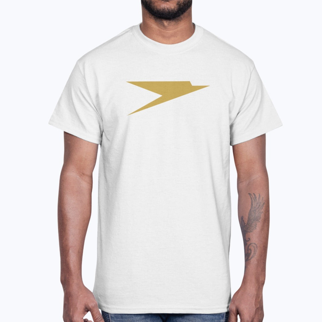 BOAC Unisex T-Shirt - White - Model