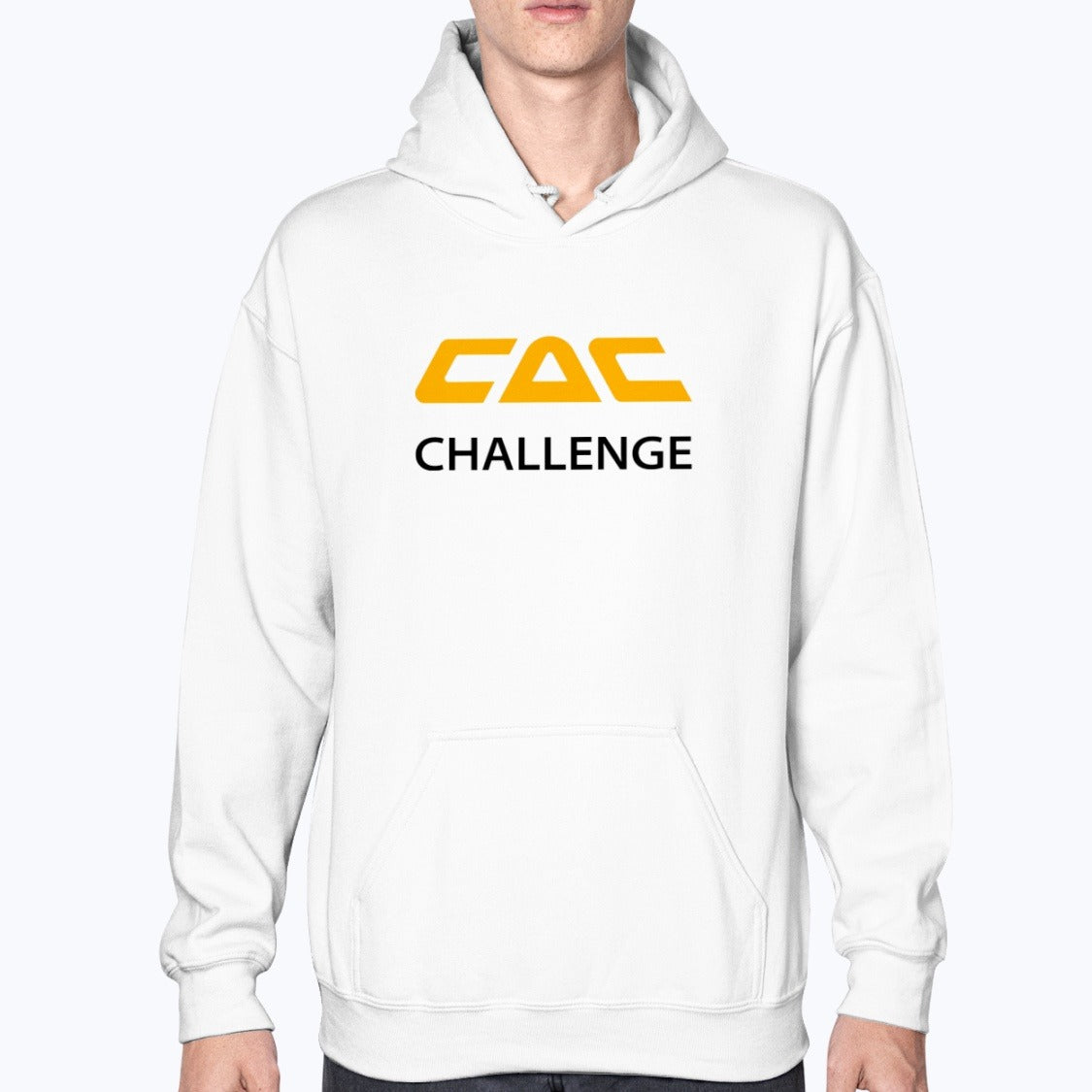 Challenge Air Cargo Unisex Hoodie - White - Model