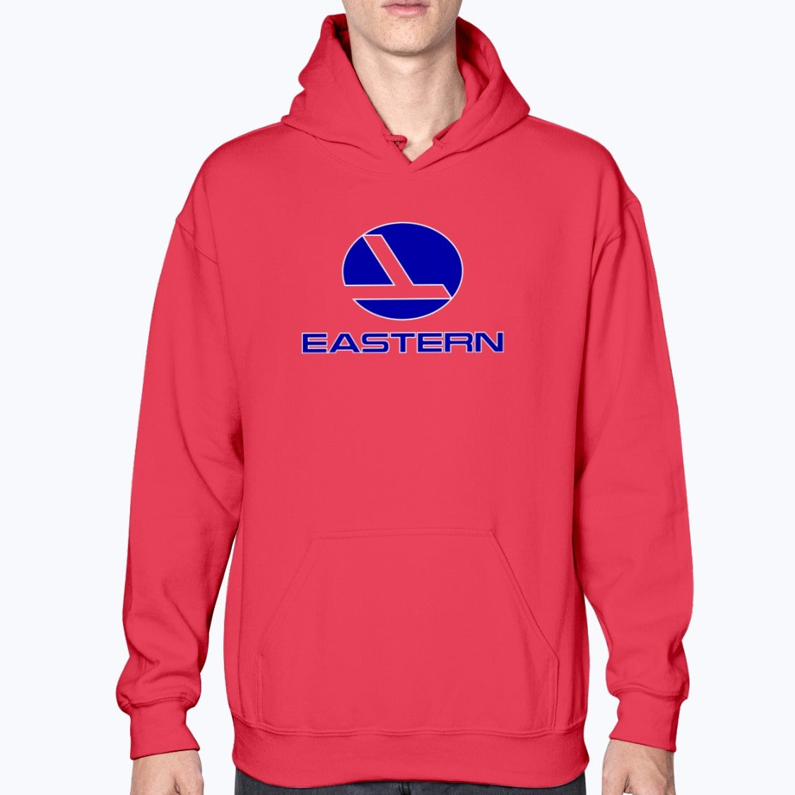 Eastern Air Lines Unisex Hoodie - Red - Model