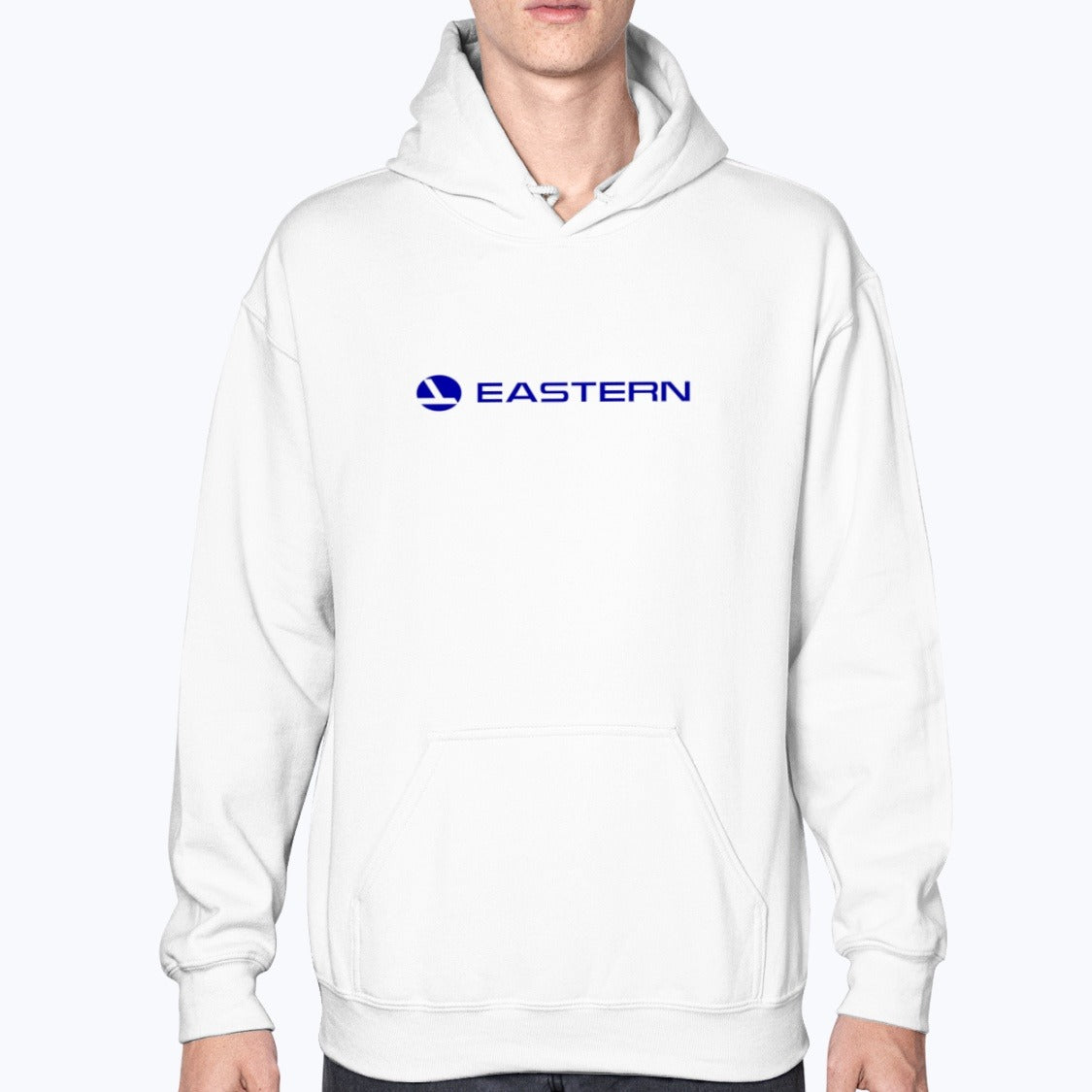 Eastern Air Lines Unisex Hoodie - White - Model
