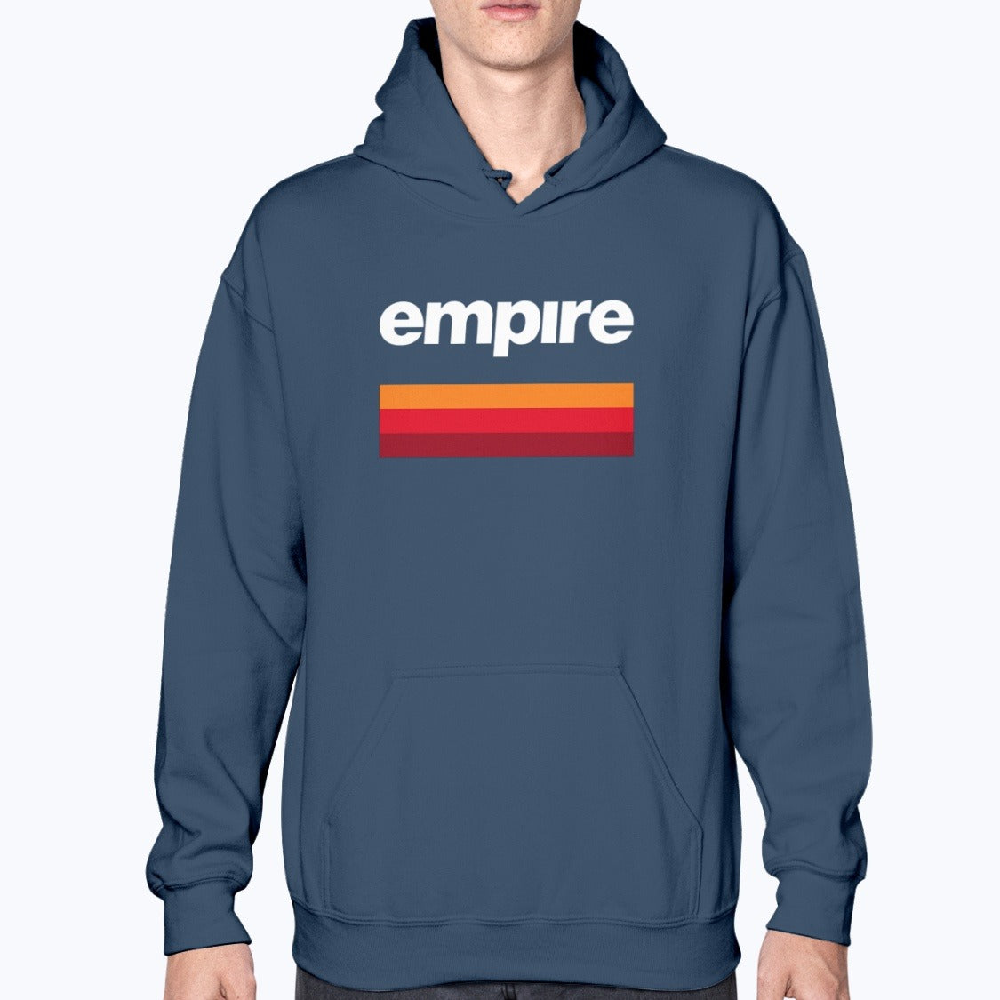 Empire Airlines Unisex Hoodie - Navy - Model