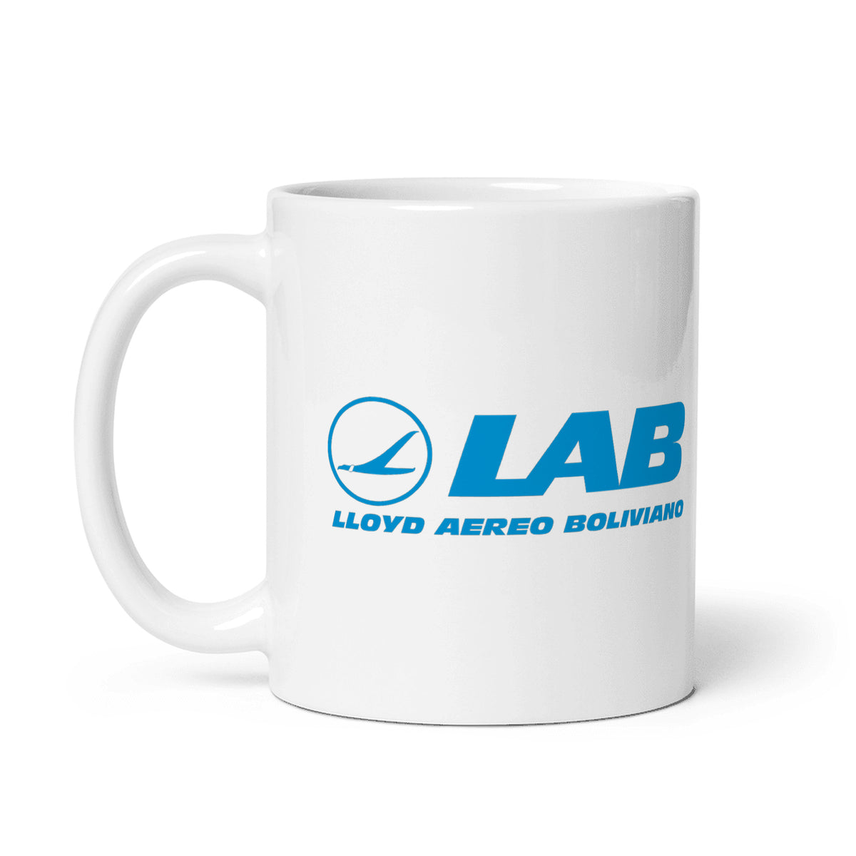 Lloyd Aereo Boliviano Coffee Mug - White - 11 oz - Right