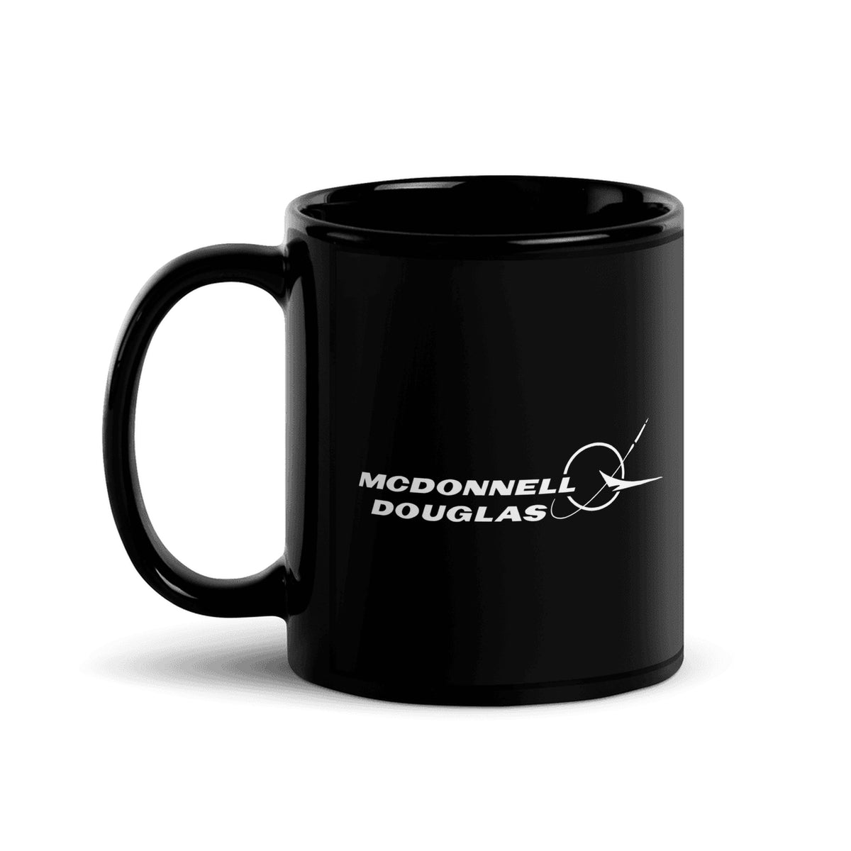 McDonnell Douglas Coffee Mug - Black - 11 oz - Right