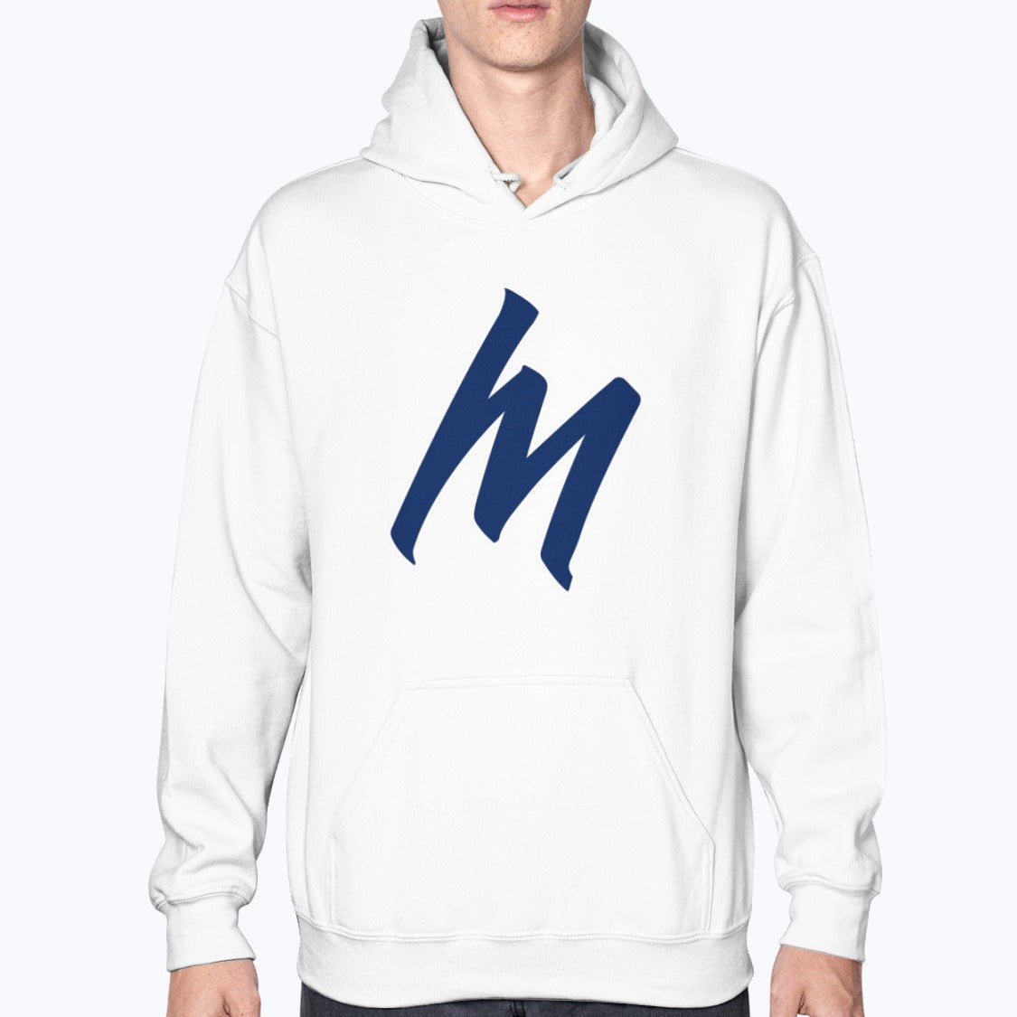 Midway Airlines Unisex Hoodie - White - Model