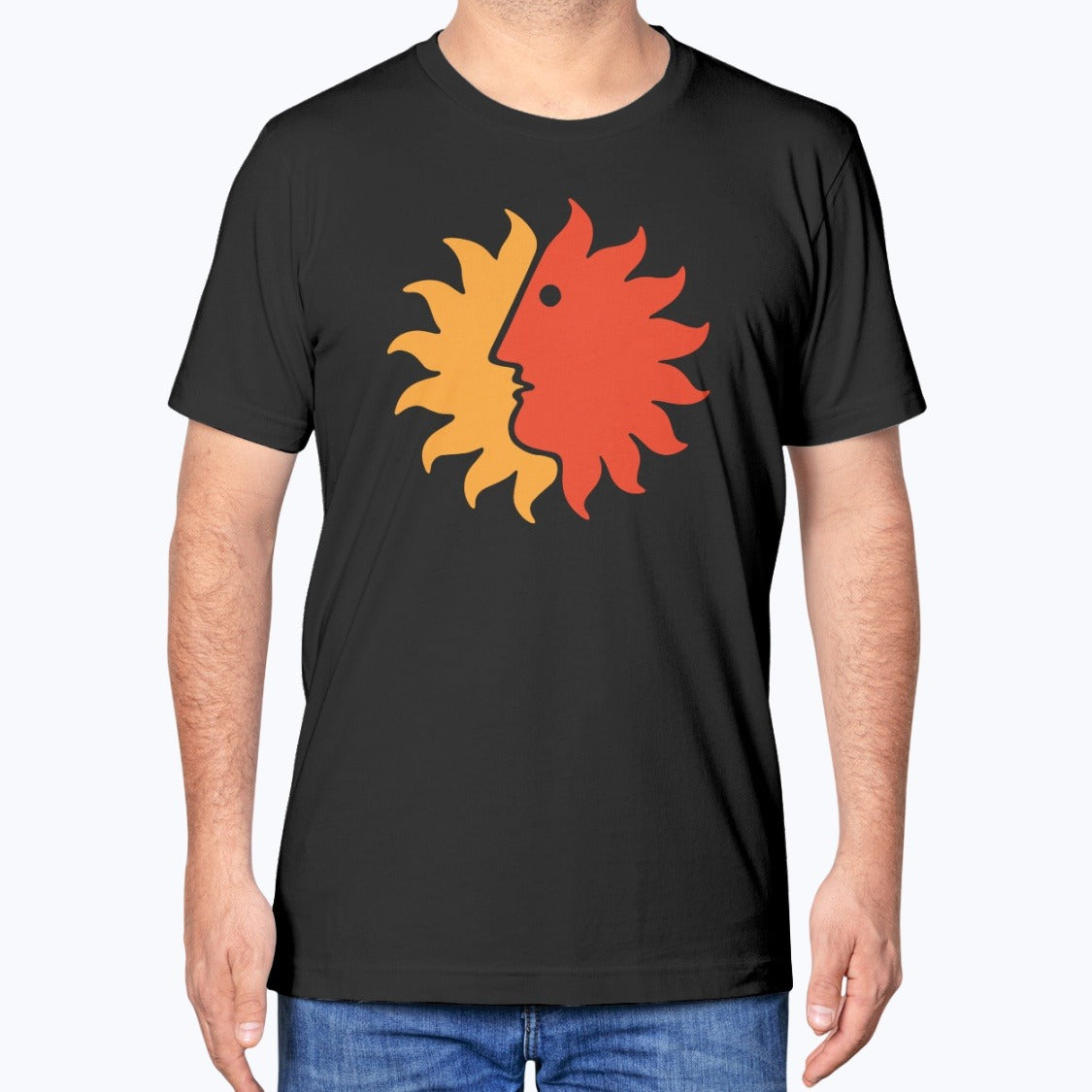 National Airlines Unisex T-Shirt - Black - Model