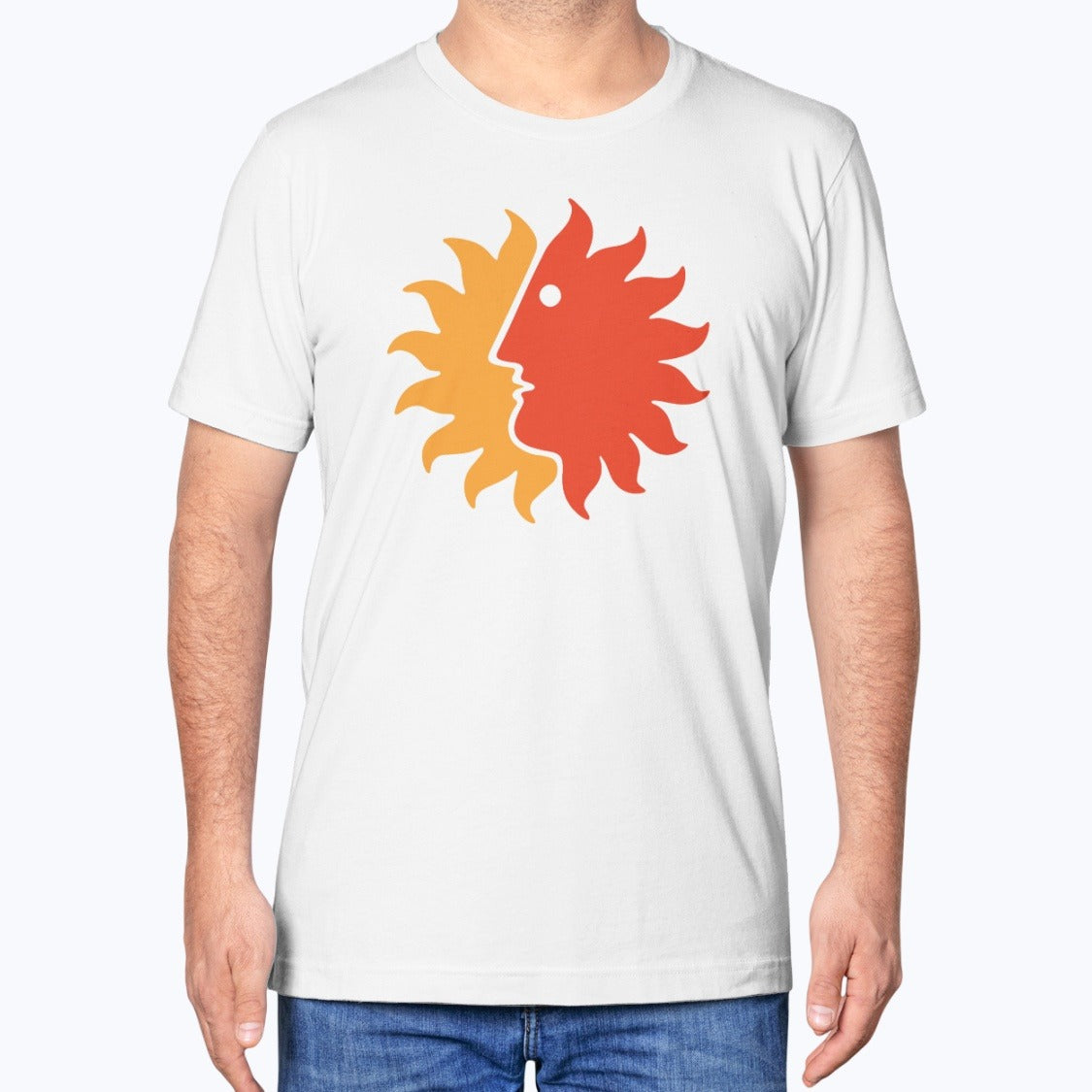 National Airlines Unisex T-Shirt - White - Model