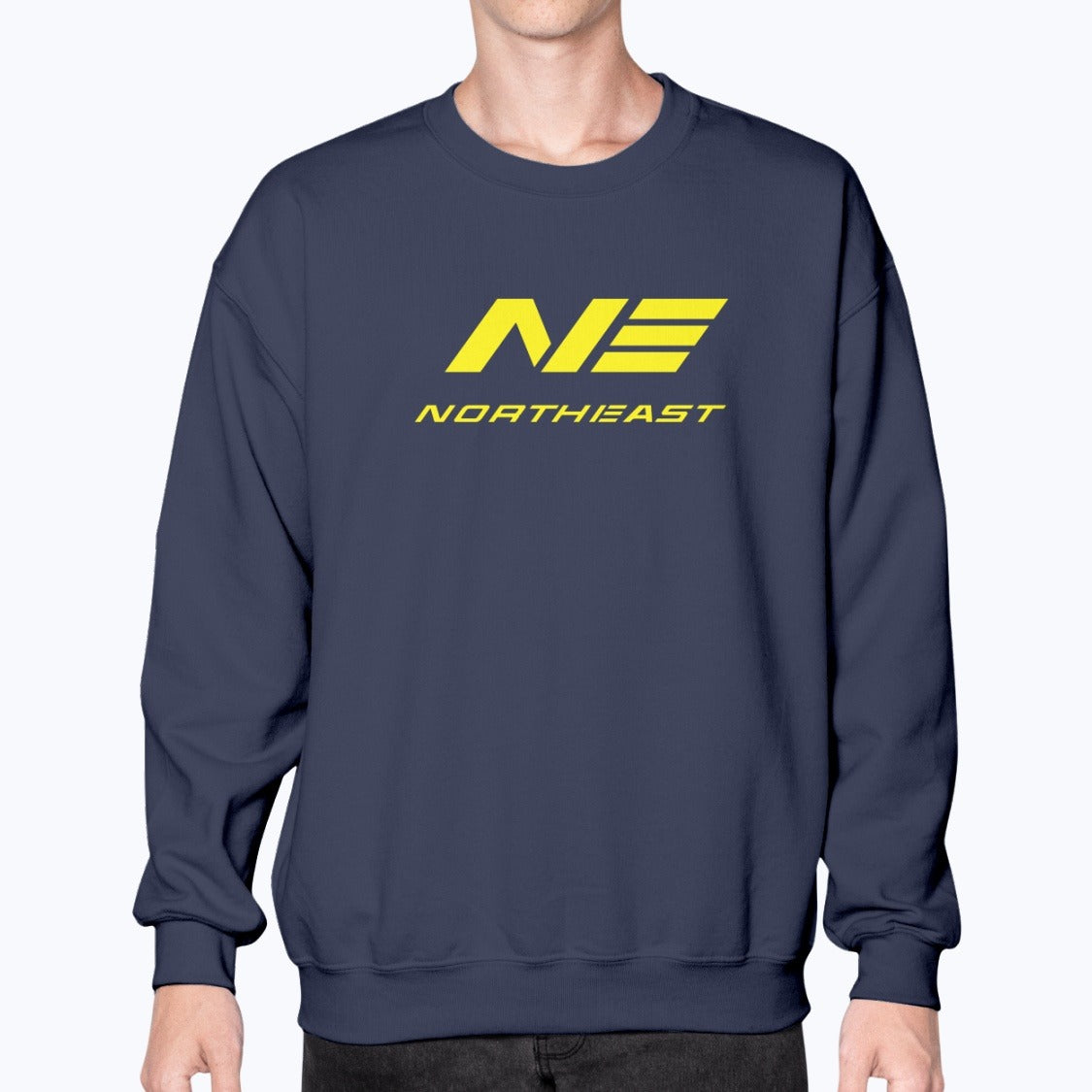 Northeast Airlines Unisex Sweatshirt - Navy - Model