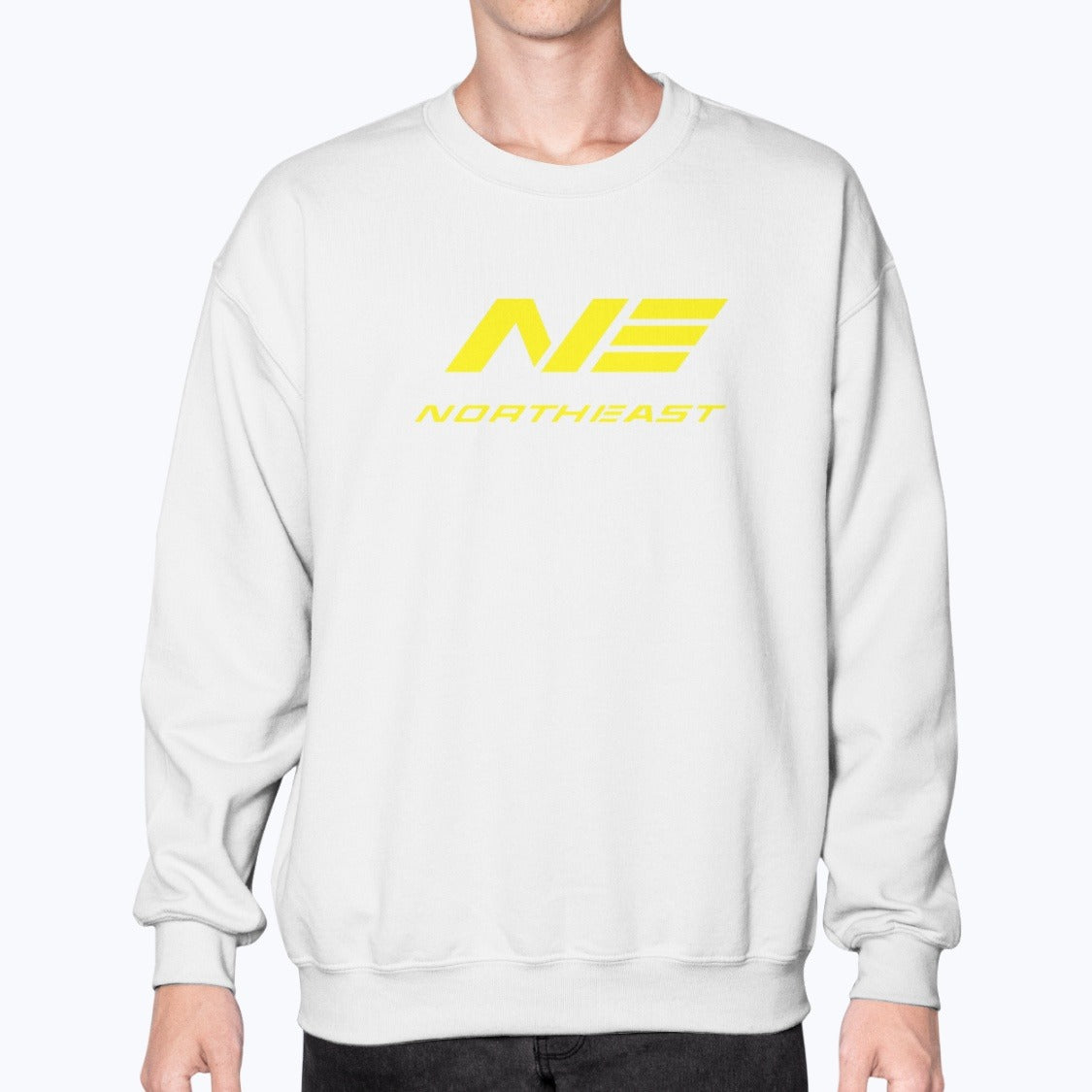 Northeast Airlines Unisex Sweatshirt - White - Model