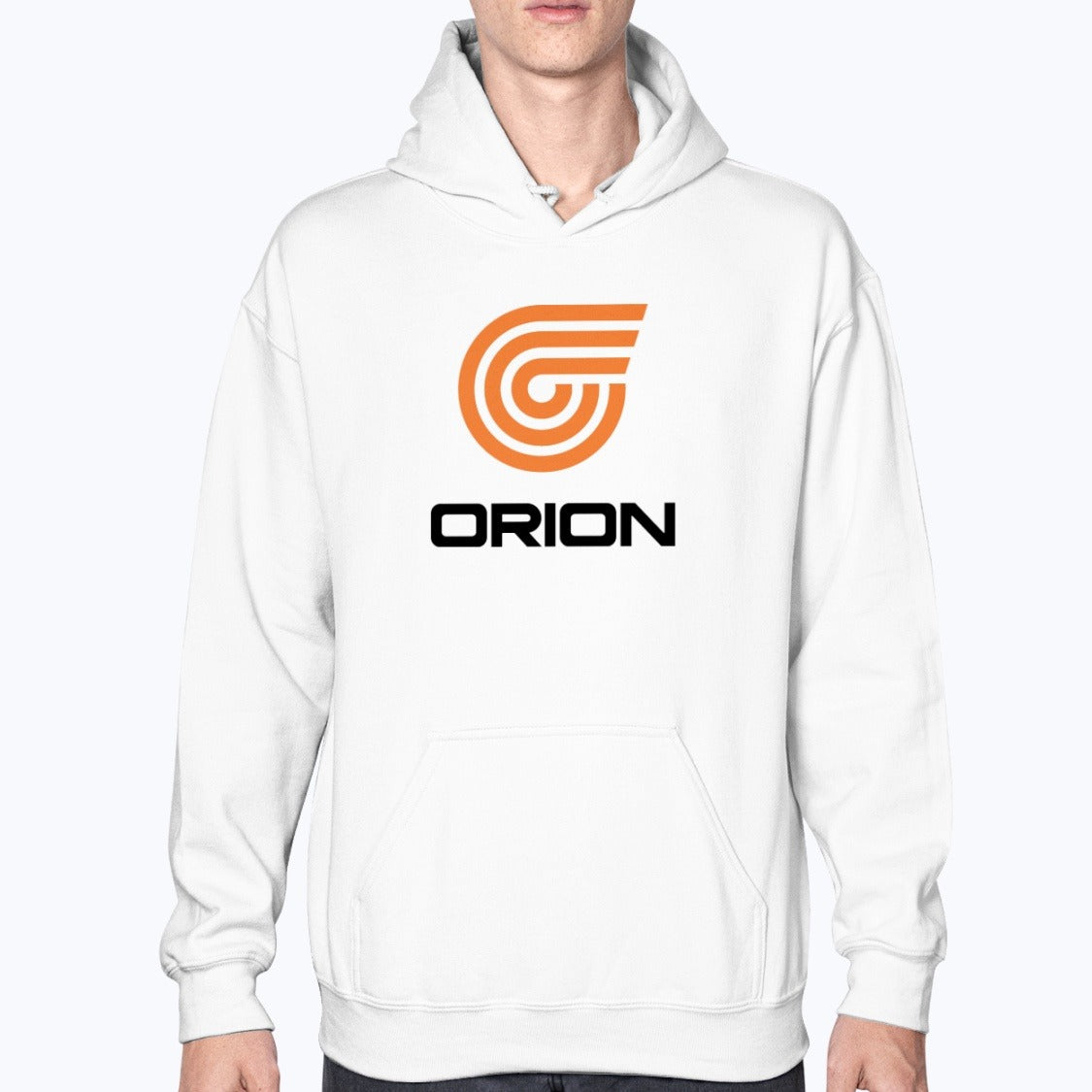Orion Airways Unisex Hoodie - White - Model