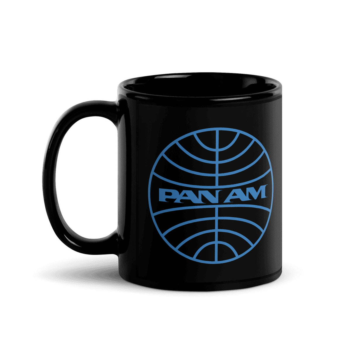 Pan Am Coffee Mug - Black - 11 oz - Right