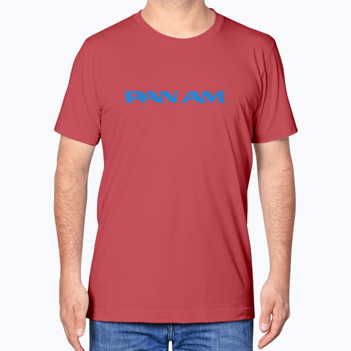Pan Am Unisex T-Shirt - Red - Model