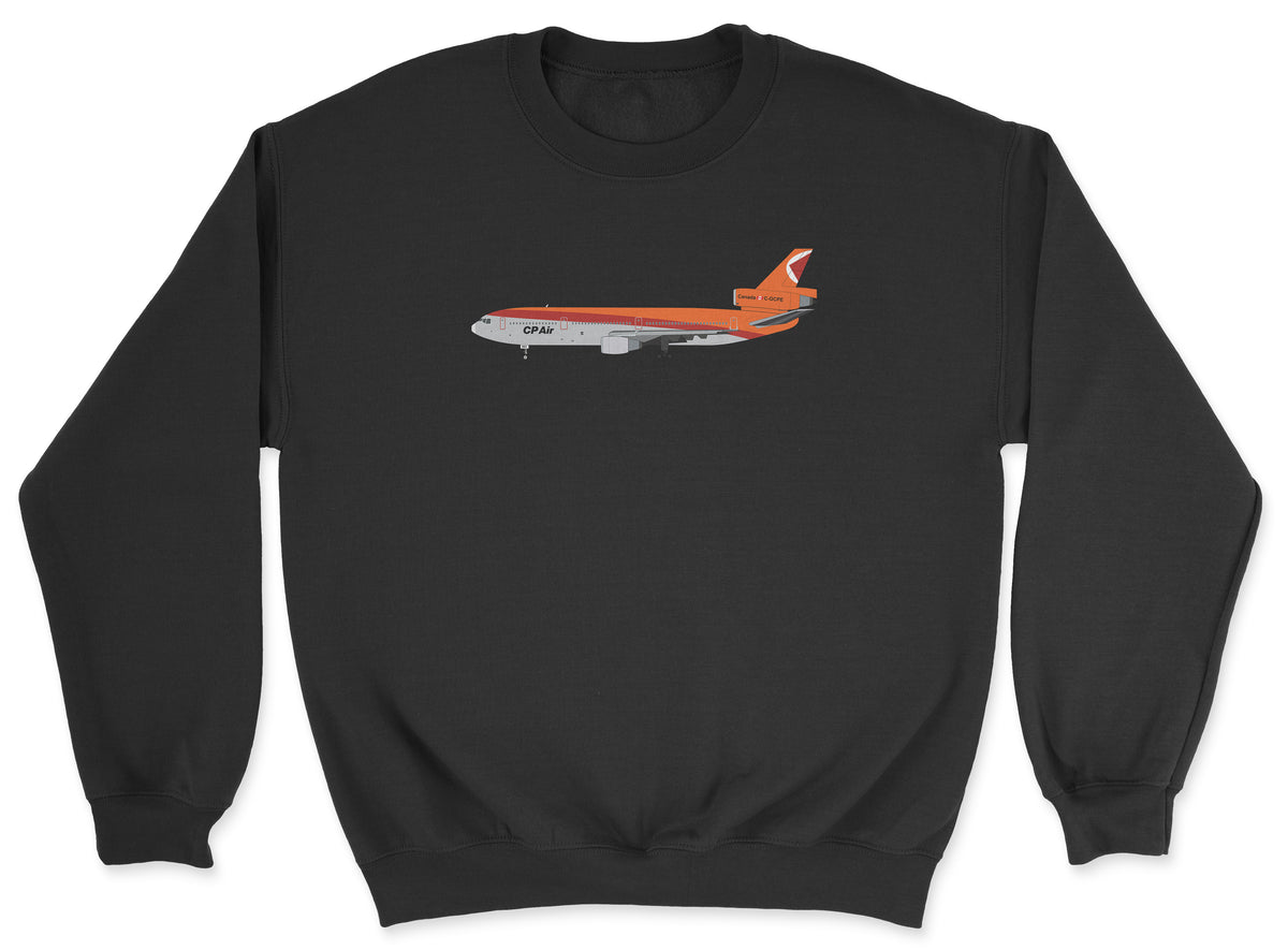 CP Air McDonnell Douglas DC-10 Unisex Sweatshirt - Black