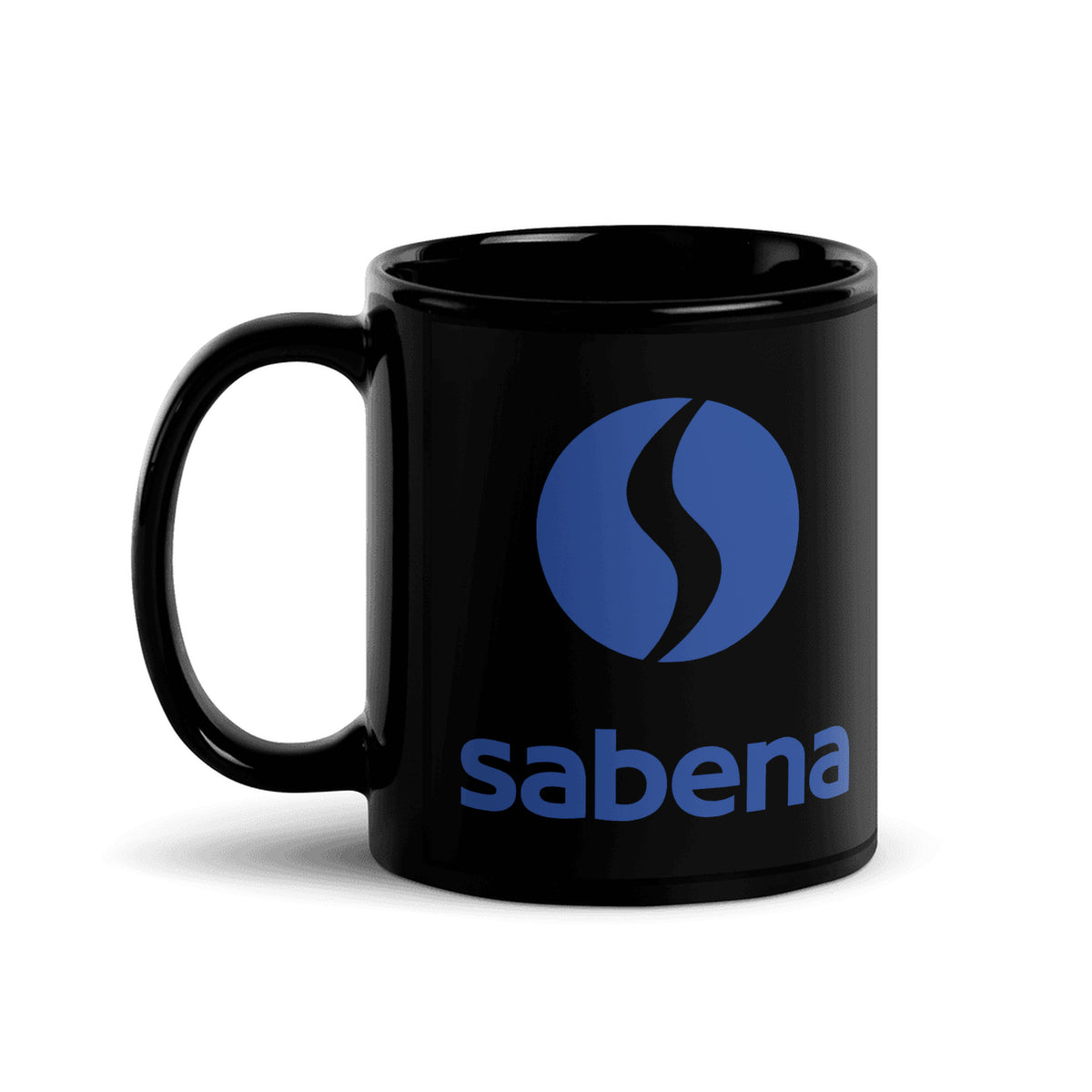 Sabena Coffee Mug - Black - 11 oz - Right