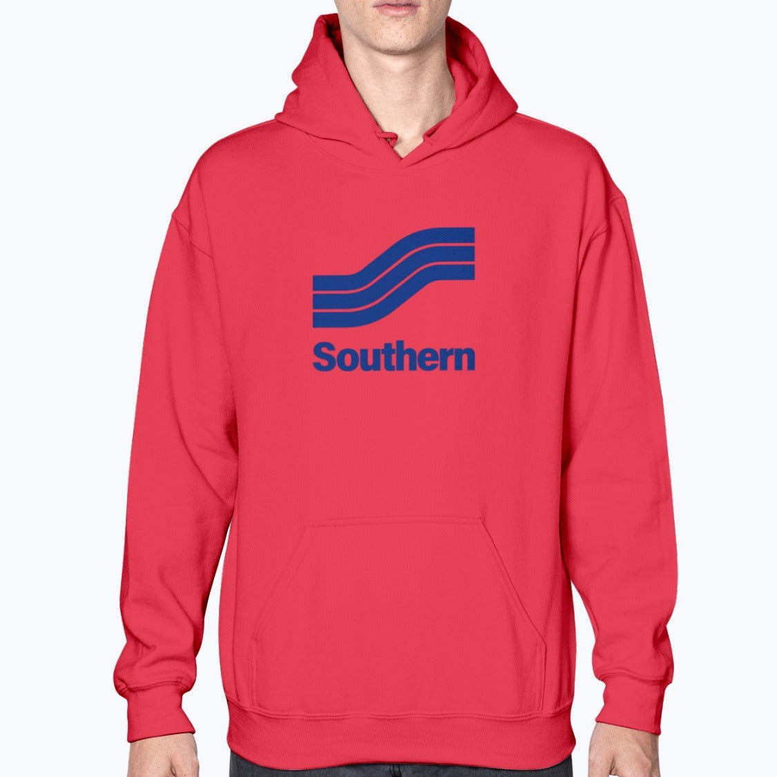 Southern Airways Unisex Hoodie - Red - Model