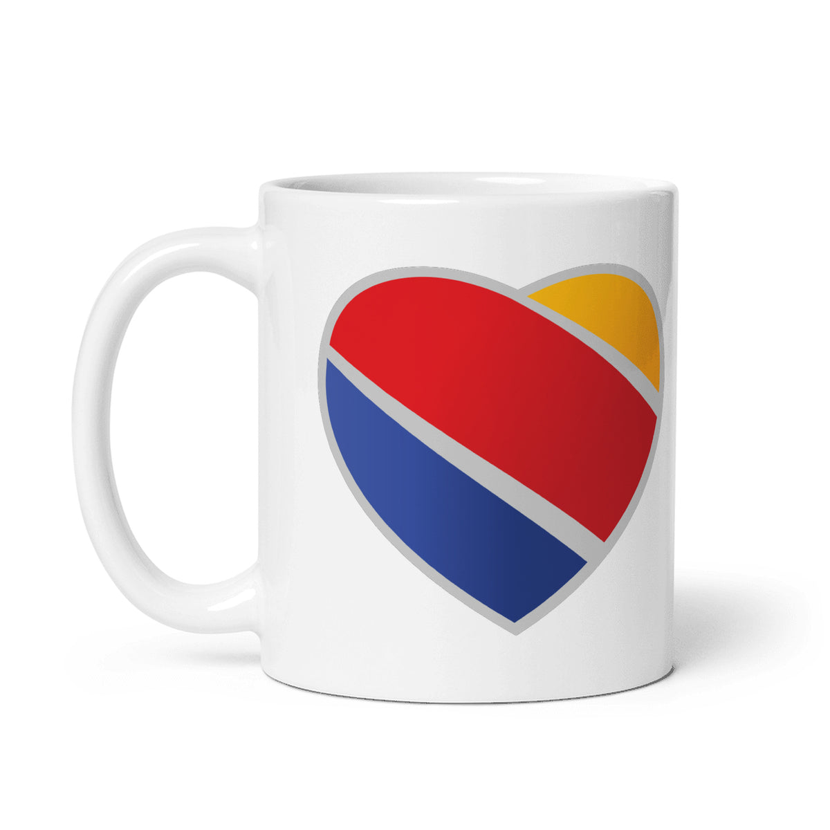 Southwest Airlines Coffee Mug - White - 11 oz - Right