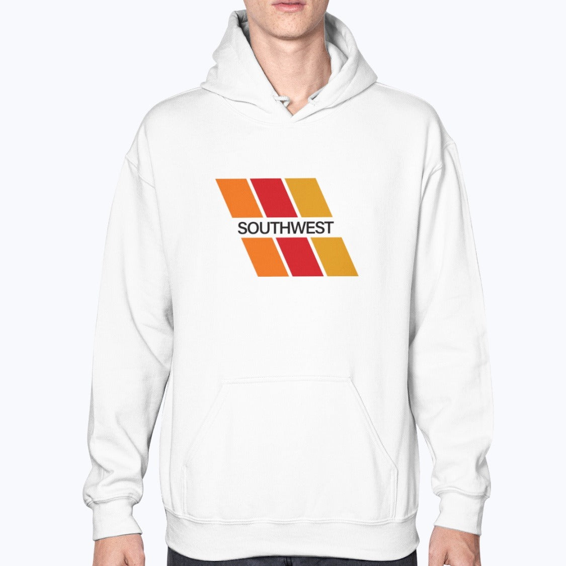 Southwest Airlines 1967 Unisex Hoodie - White - Model