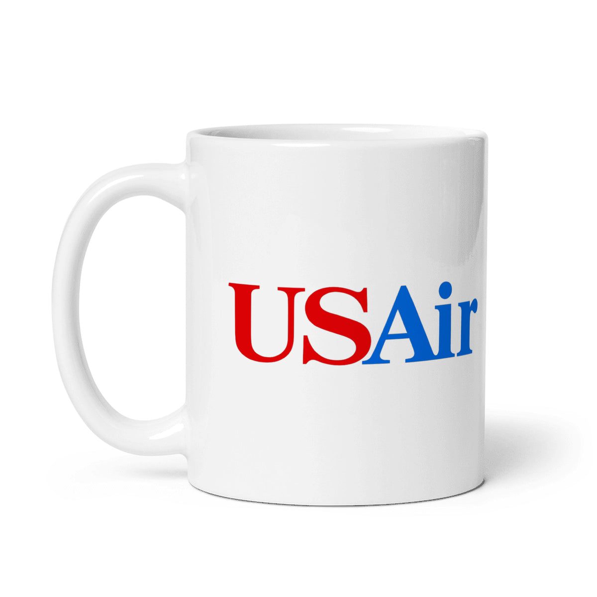 USAir Coffee Mug - White - 11 oz - Right