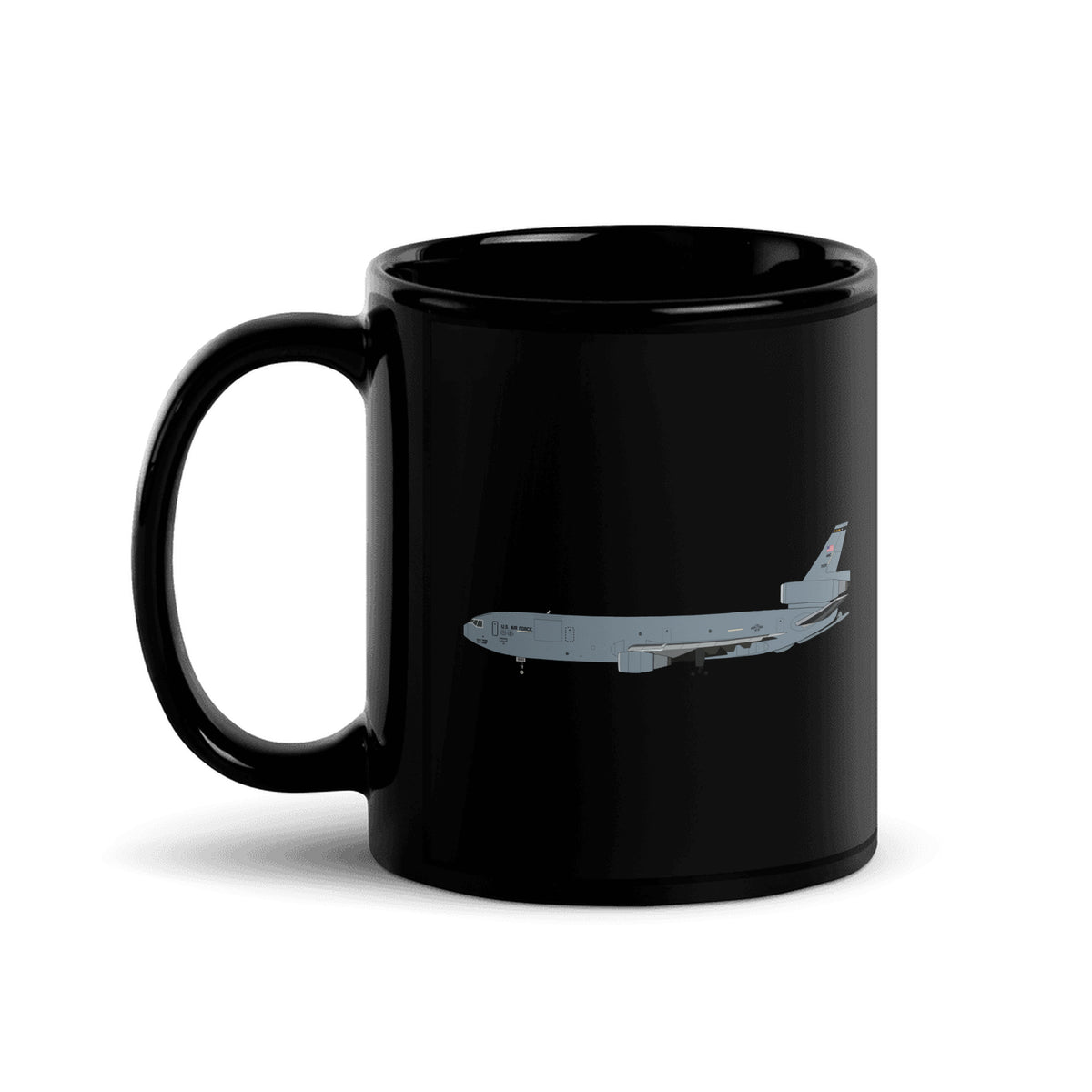 United States Air Force McDonnell Douglas KC-10 Extender Coffee Mug - Black - 11 oz - Right