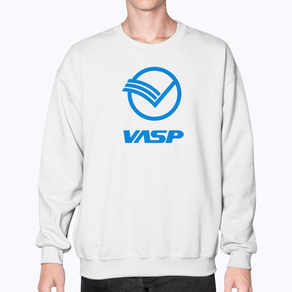 VASP Unisex Sweatshirt - White - Model