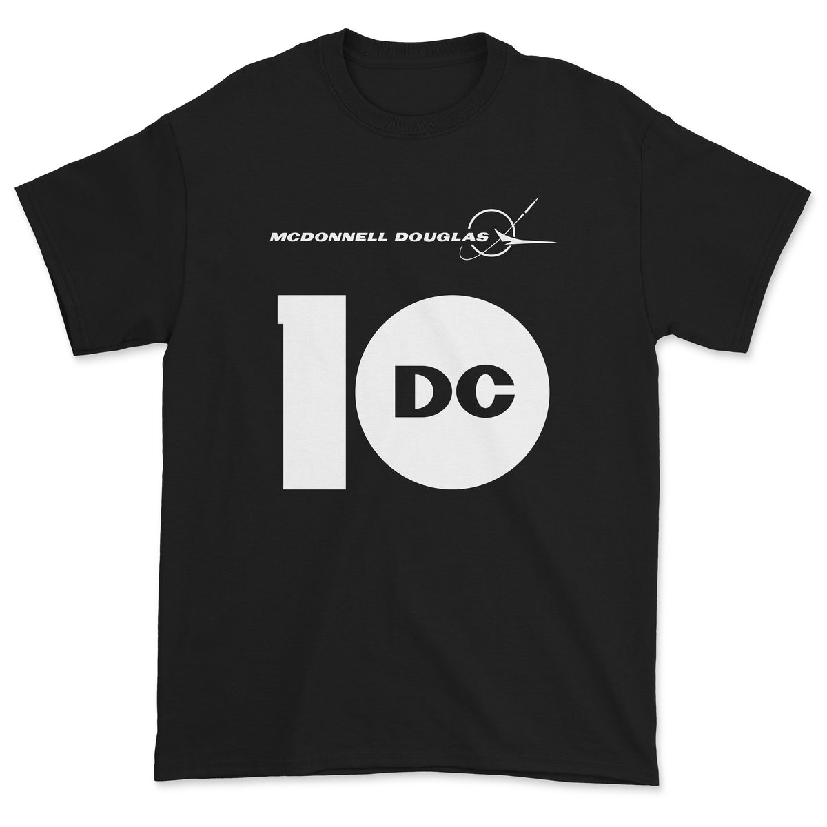 McDonnell Douglas DC-10 Unisex T-Shirt - Black