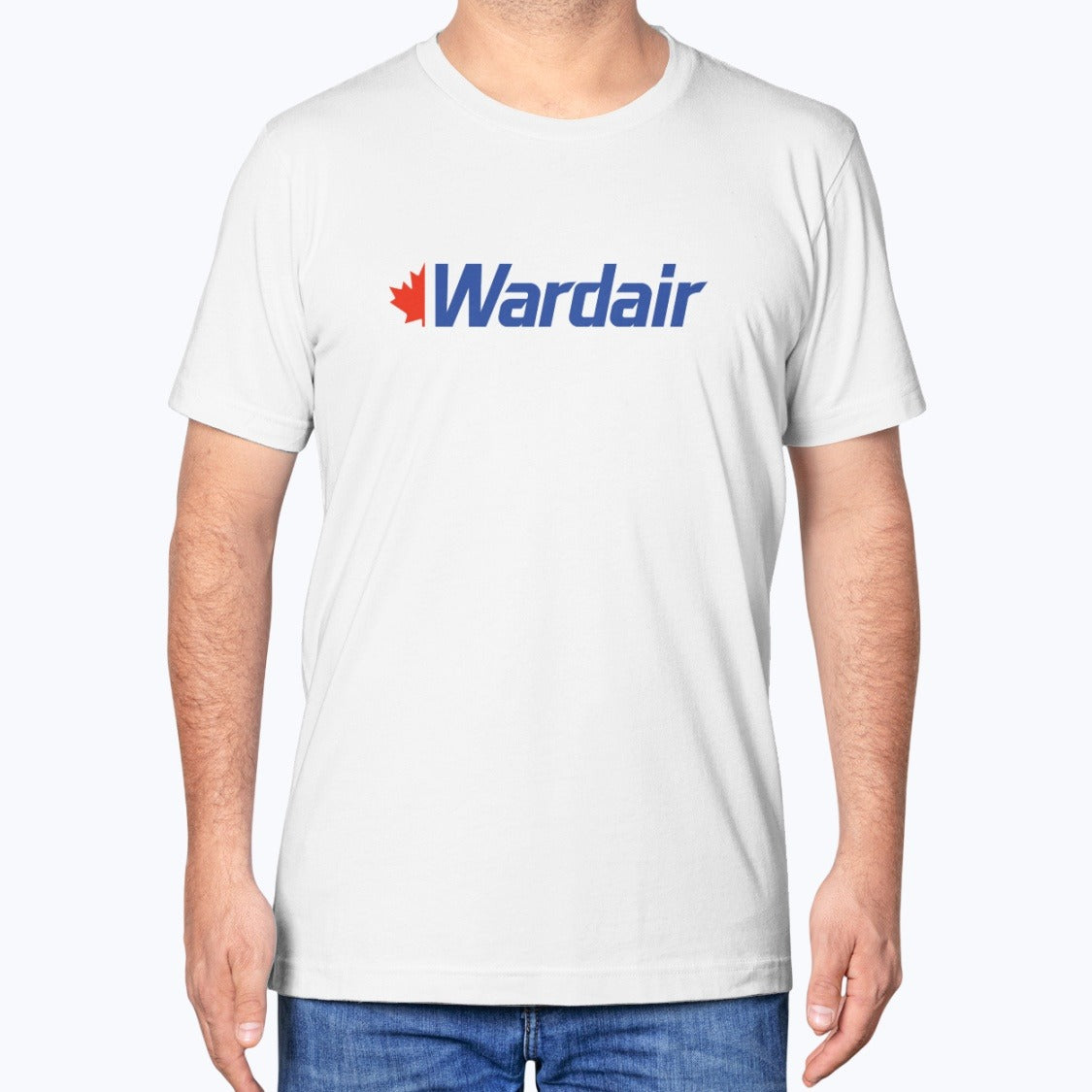 Wardair Unisex T-Shirt - White - Model