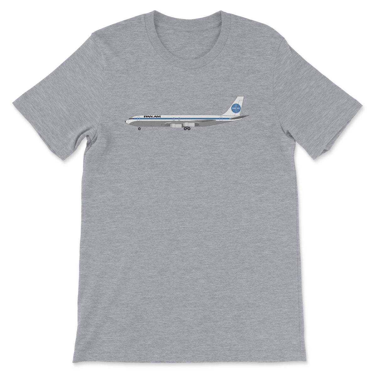 Pan Am Boeing 707 Unisex T-Shirt - Athletic Heather
