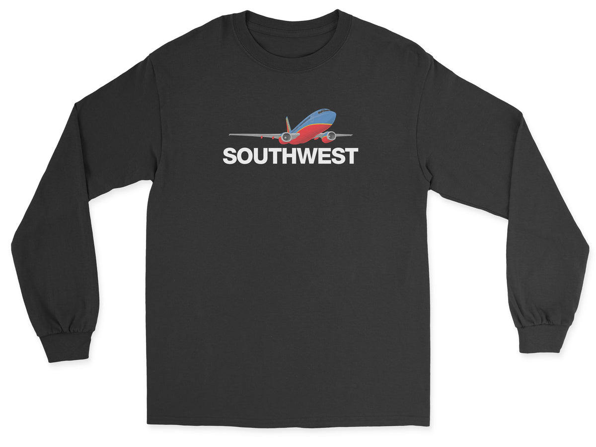 Southwest Airlines (1998) Unisex Long Sleeve T-Shirt - Black