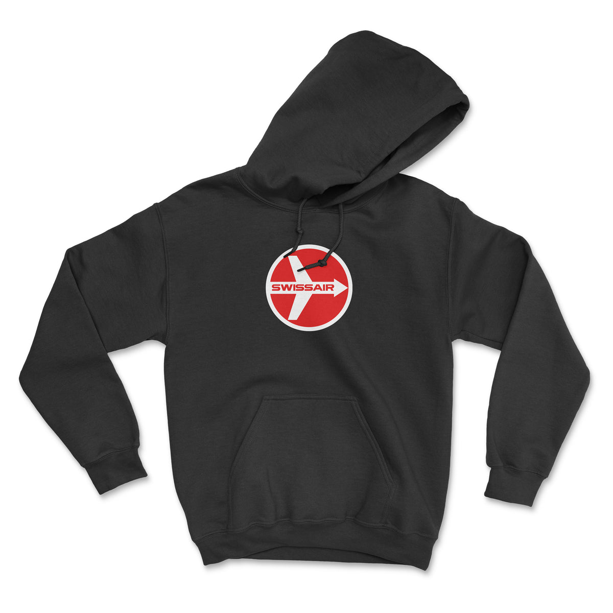 Swissair Unisex Hoodie - Black