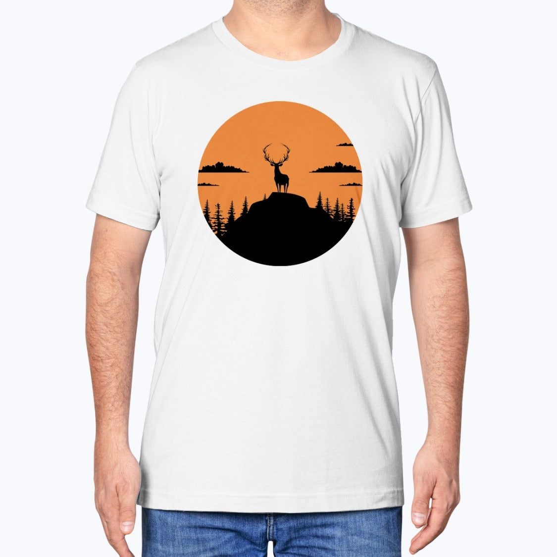 test Unisex T-Shirt - White - Model