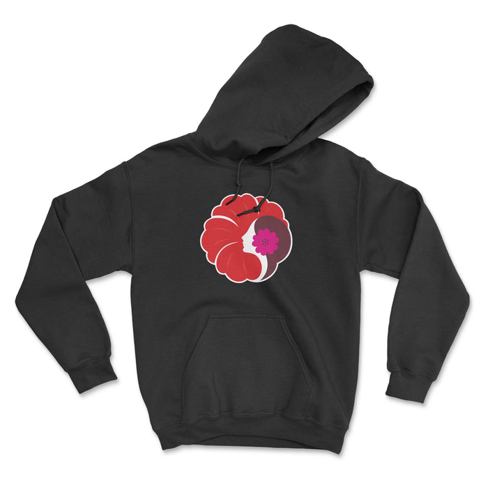 Hawaiian Airlines Old Logo (1973) Unisex Hoodie - Black