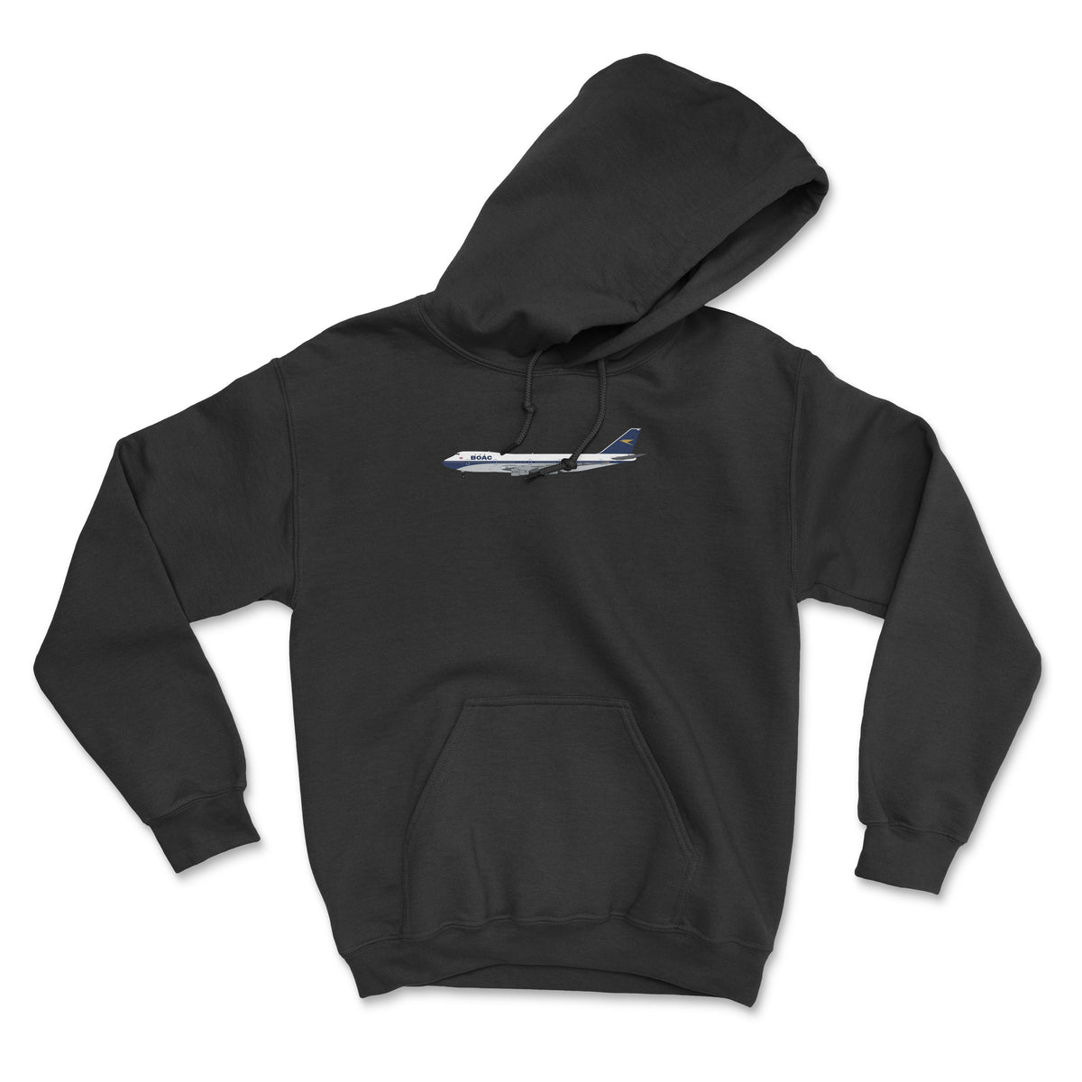 BOAC Boeing 747-100 Unisex Hoodie - Black