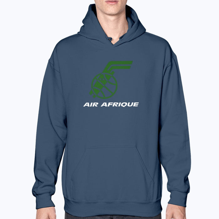 Air Afrique Unisex Hoodie - Navy - Model