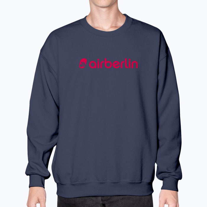 Air Berlin Unisex Sweatshirt - Navy - Model