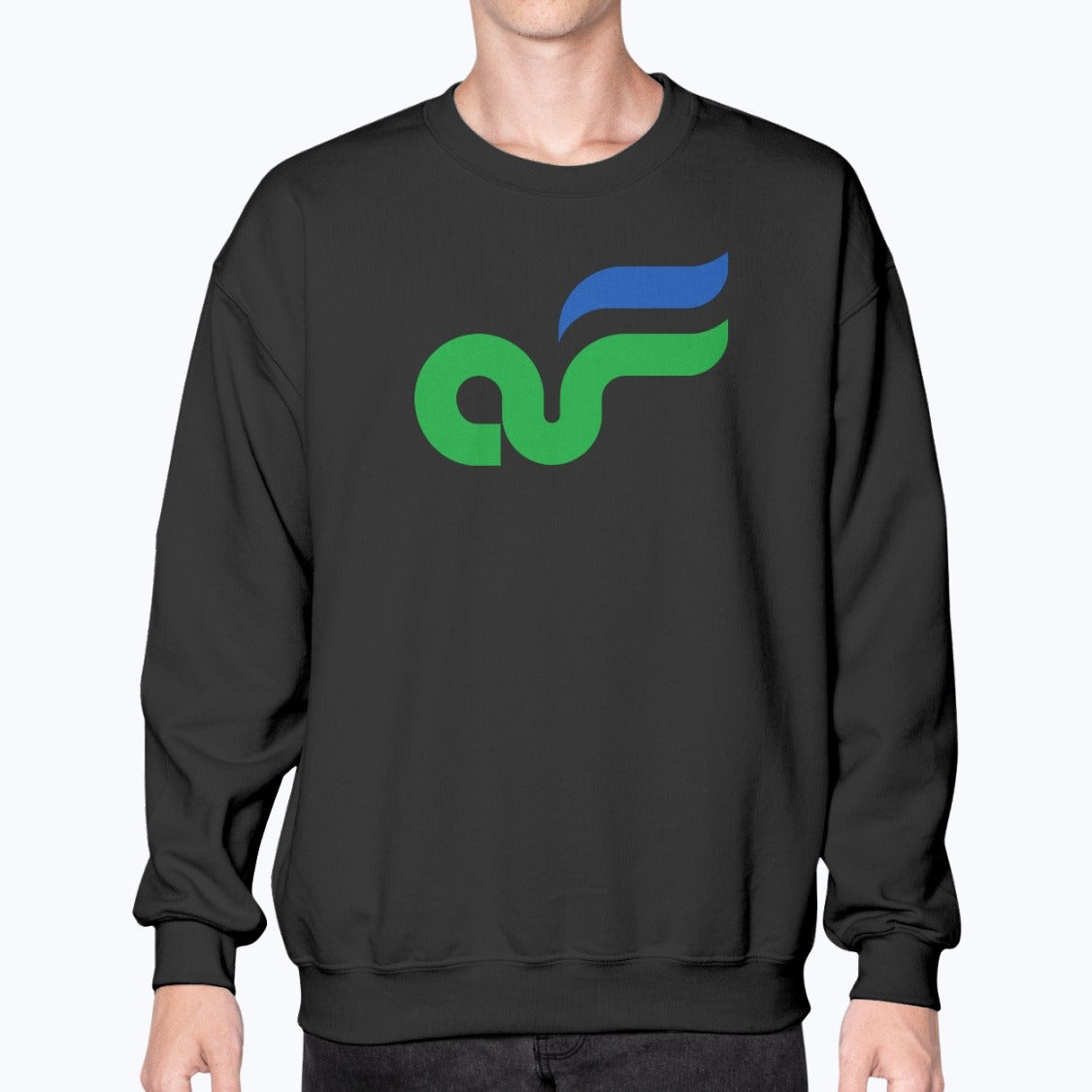 Air Florida Unisex Sweatshirt - Black - Model