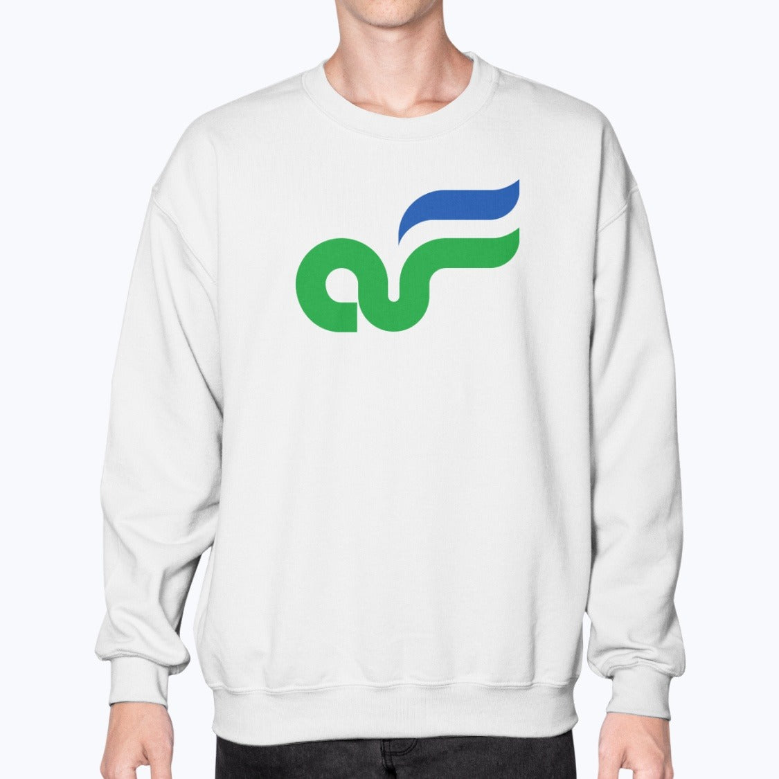 Air Florida Unisex Sweatshirt - White - Model