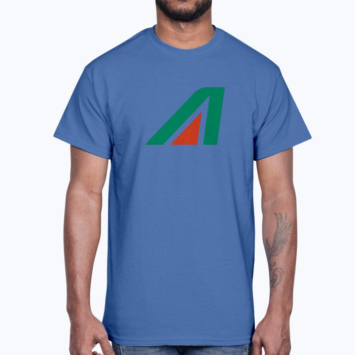 Alitalia Unisex T-Shirt - Royal Blue - Model