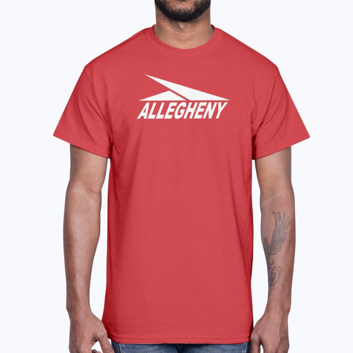 Allegheny Airlines Unisex T-Shirt - Red - Model