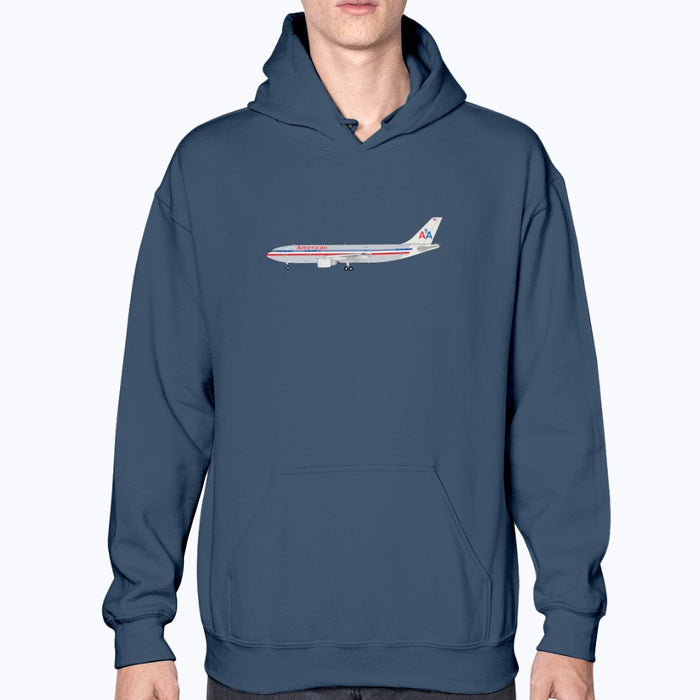 American Airlines A300 Unisex Hoodie - Navy - Model