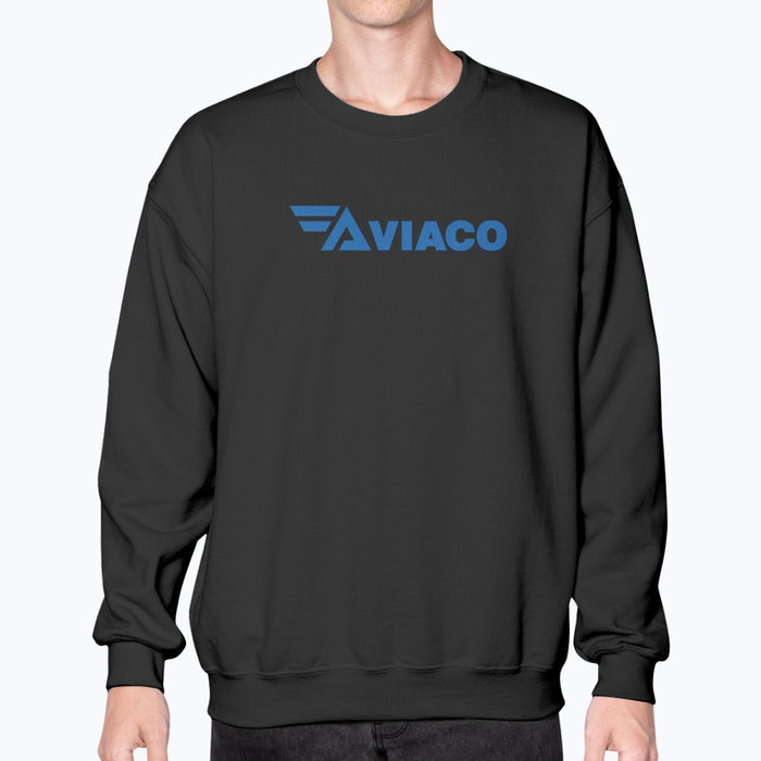 Aviaco Unisex Sweatshirt - Black - Model