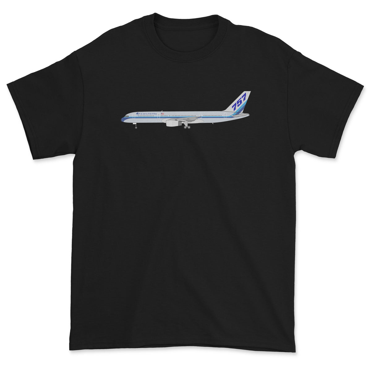 Eastern Airlines Boeing 757 Unisex T-Shirt - Black