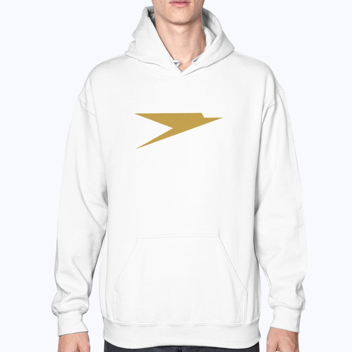 BOAC Unisex Hoodie - White - Model