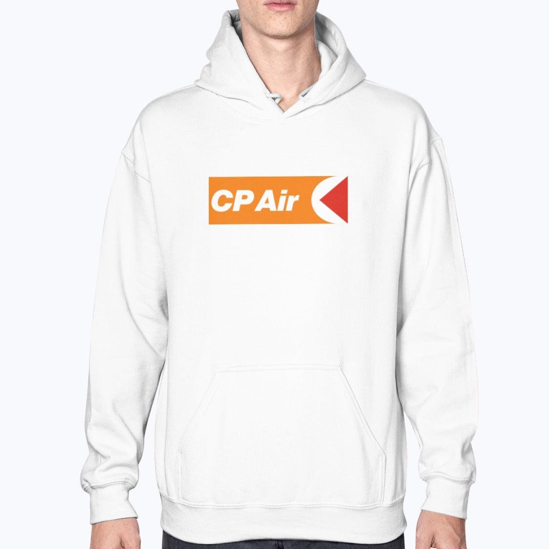 CP Air Unisex Hoodie - White - Model