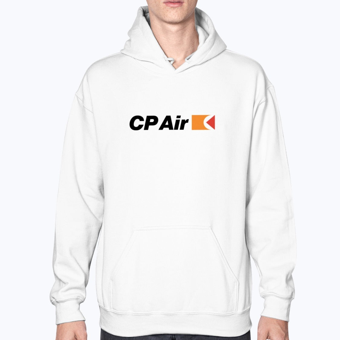 CP Air Unisex Hoodie - White - Model