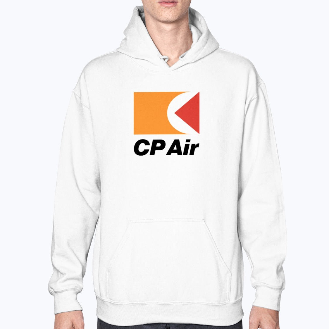 CP Air Unisex Hoodie - White - Model