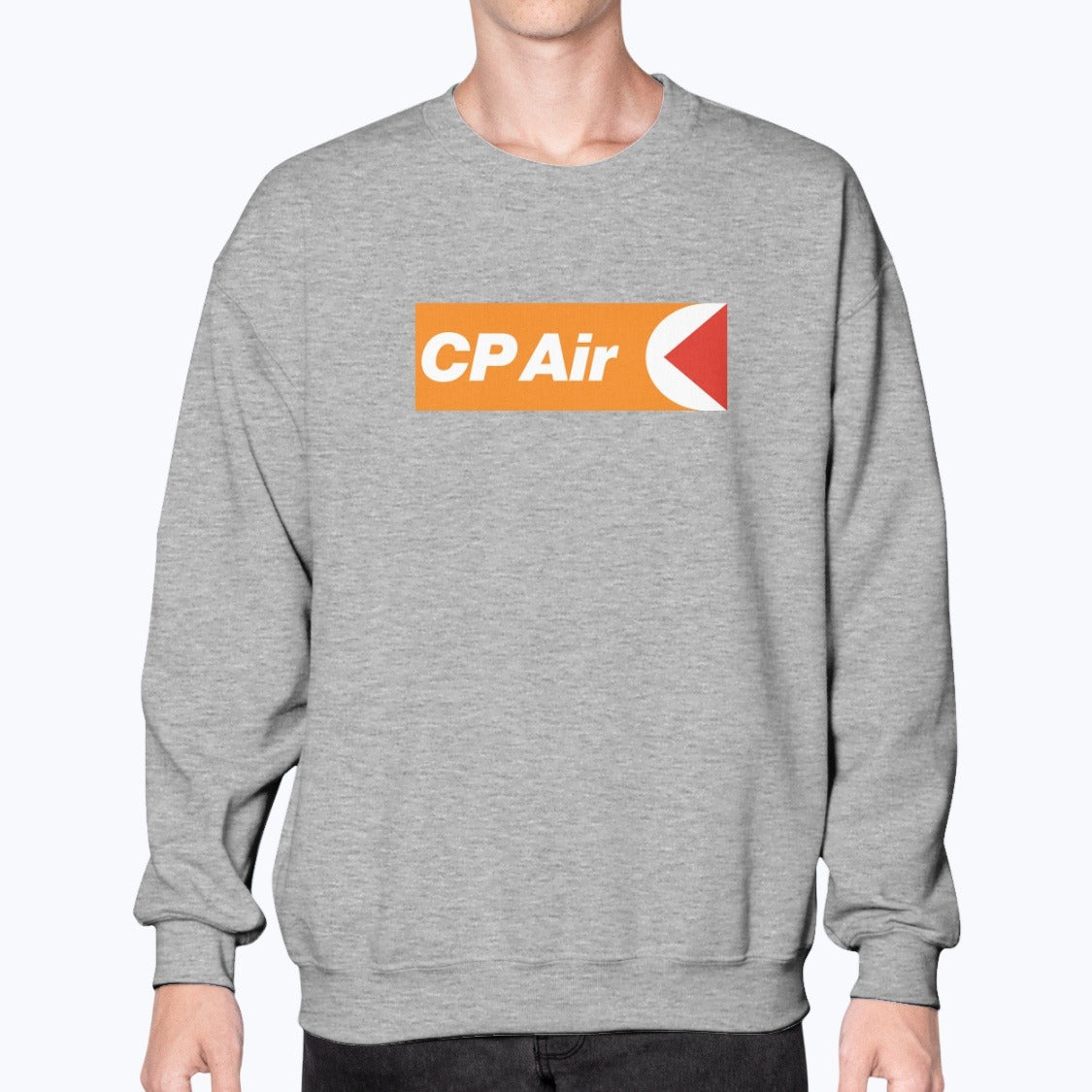 CP Air Unisex Sweatshirt - Sport Grey - Model