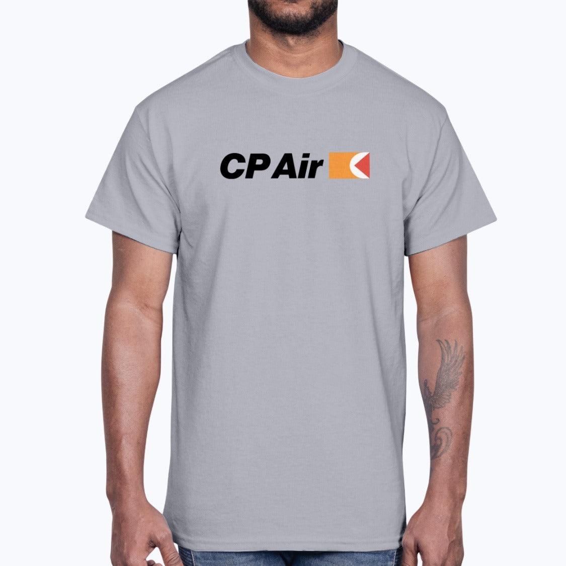 CP Air Unisex T-Shirt - Sport Grey - Model
