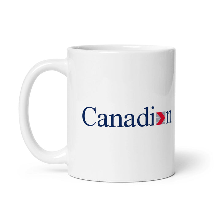 Canadian Airlines Coffee Mug - White - 11 oz - Right
